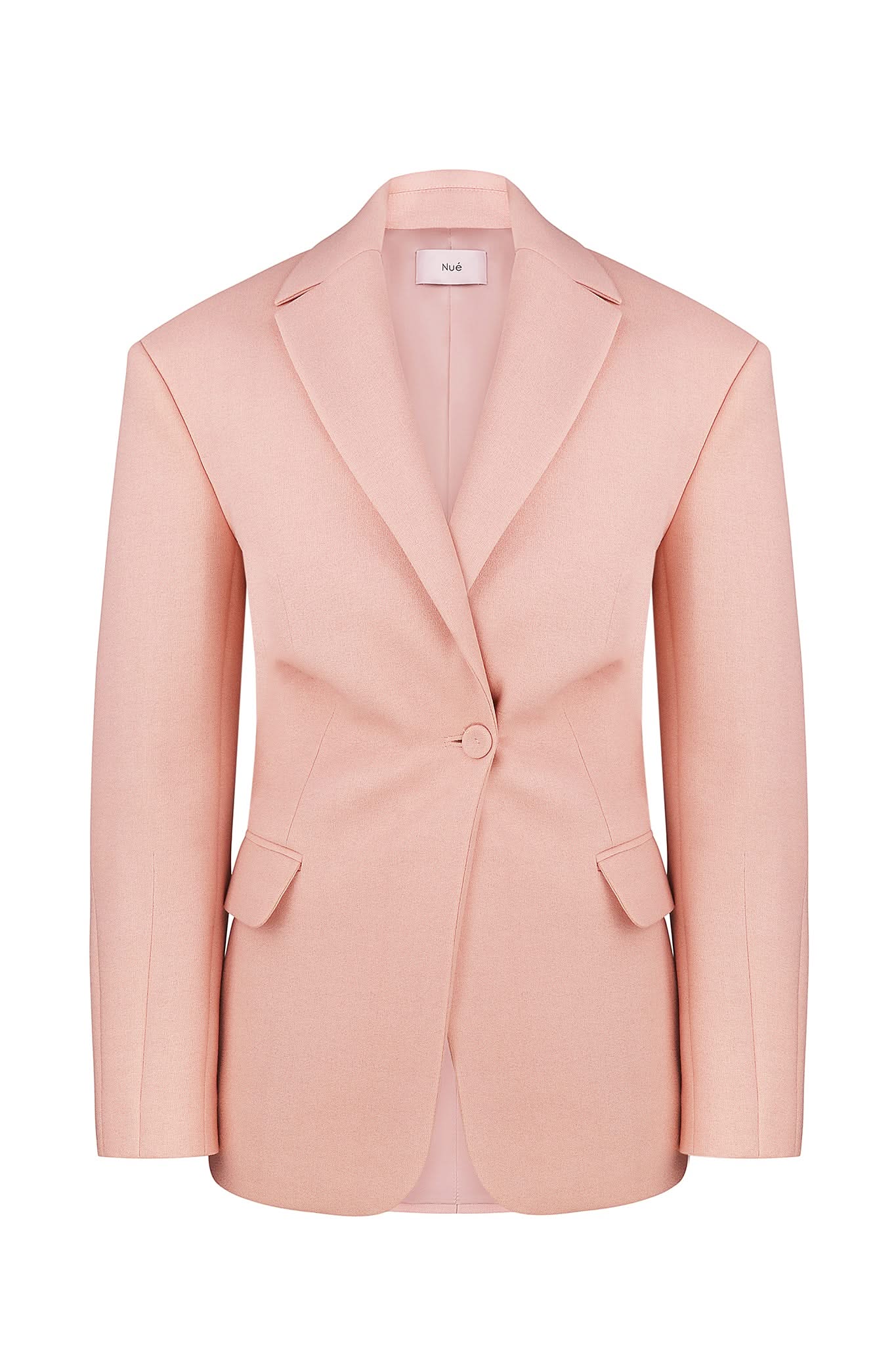 SEASHELL TAILORED BLAZER - Seashell Pink