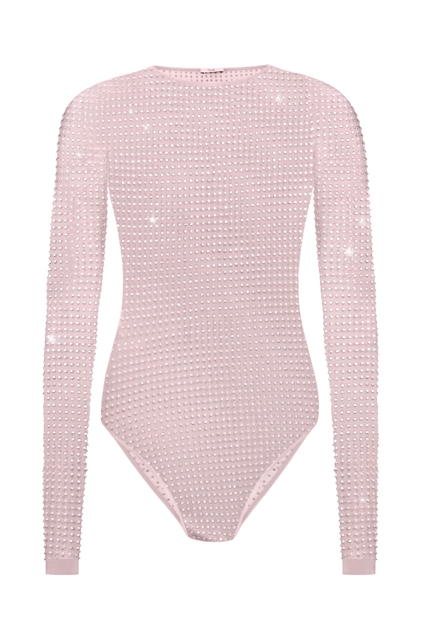 CRYSTAL BODYSUIT - Nude