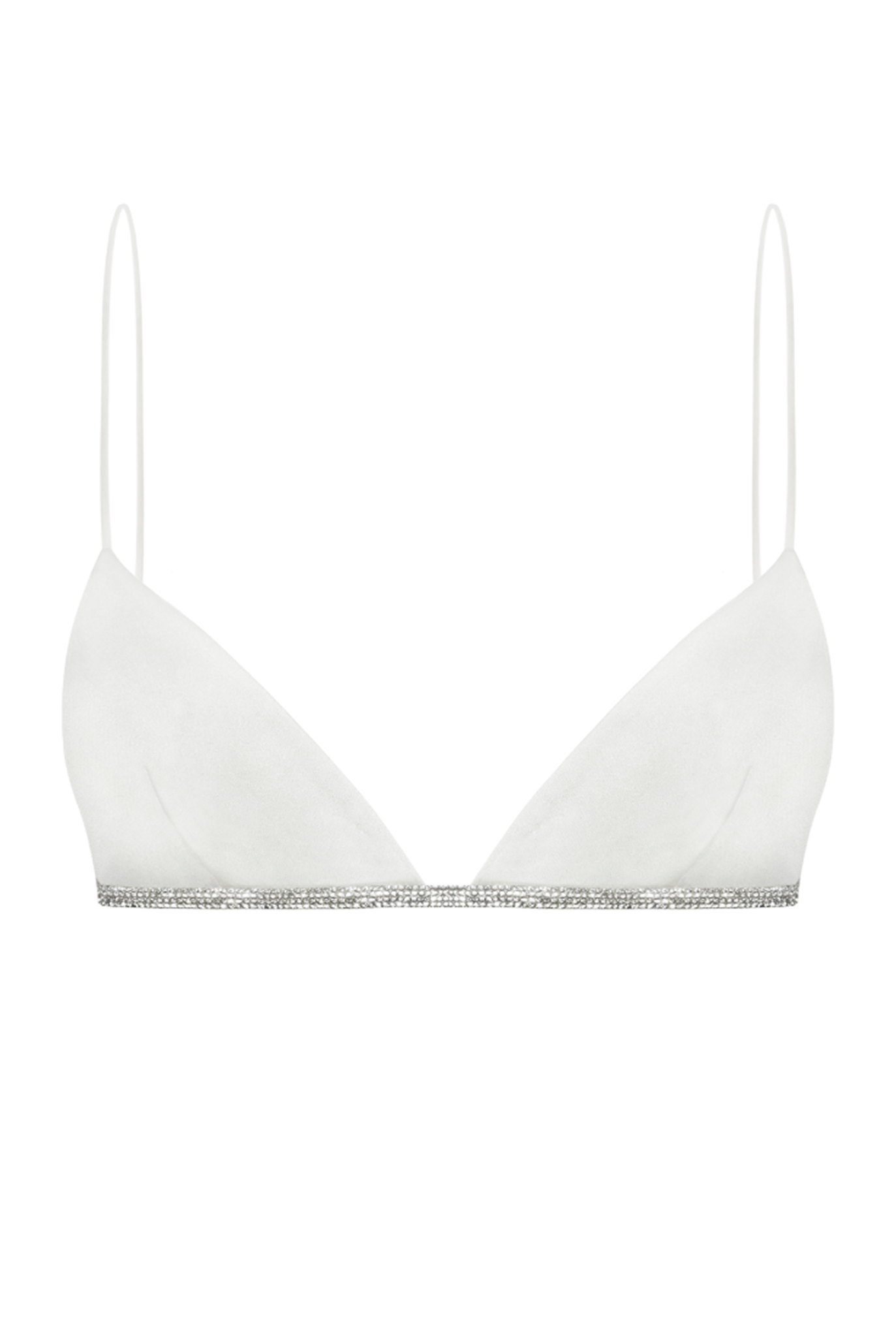 ROSIE SILK BRA - Ivory