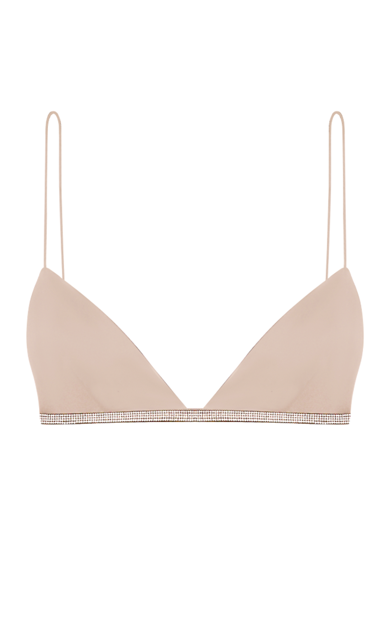 ROSIE SILK BRA - Champagne Gold