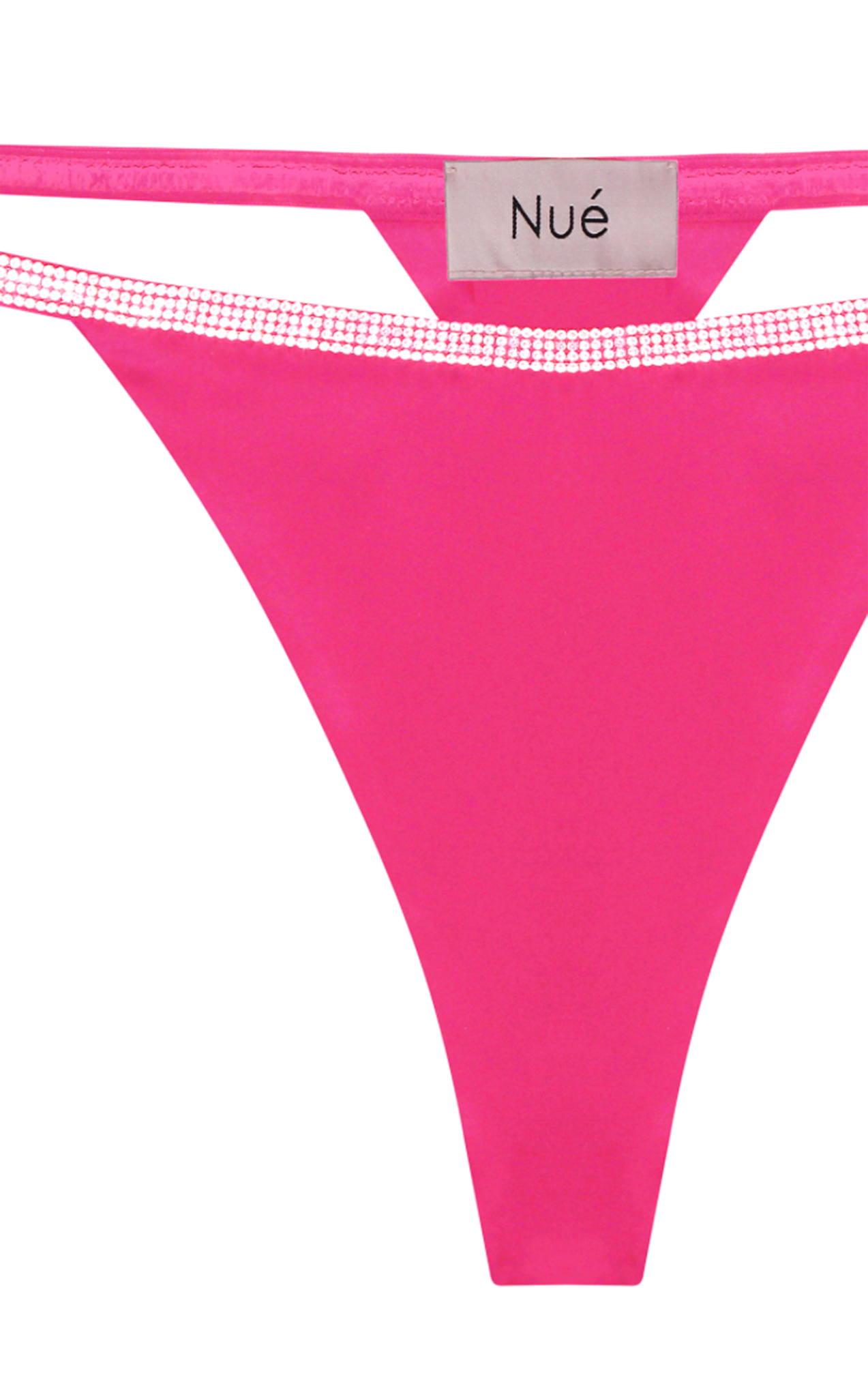 ROSIE SILK THONG - Fuchsia Pink