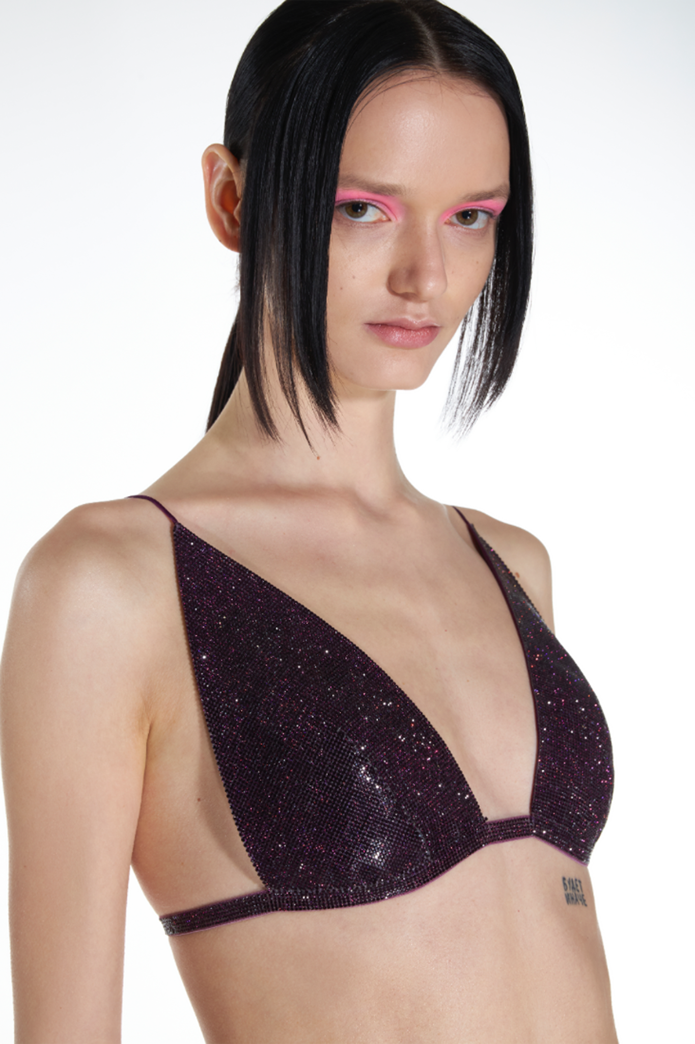 TRIANGLE BRA LONG - Amethyst