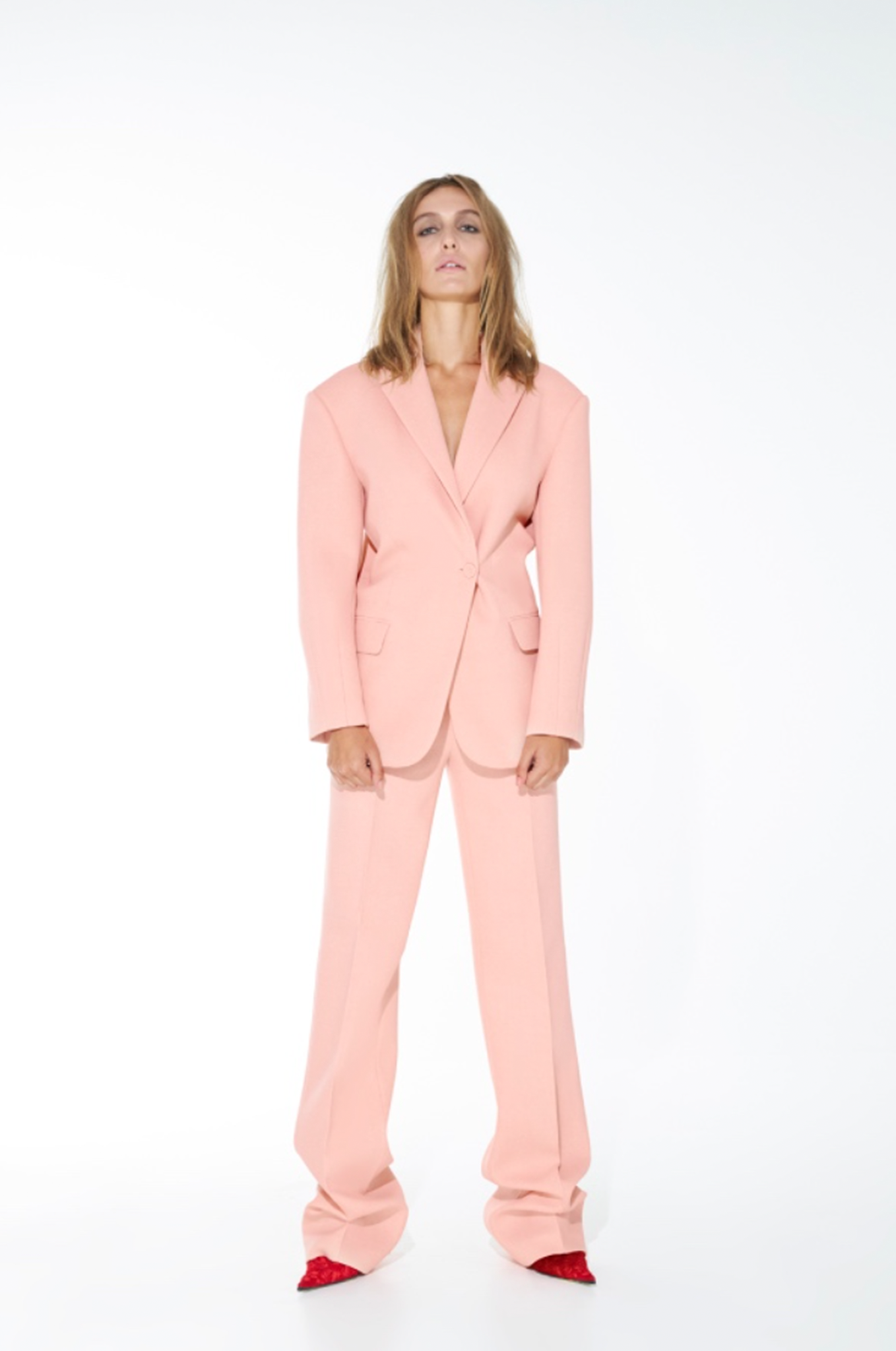 SEASHELL TROUSERS - Seashell Pink