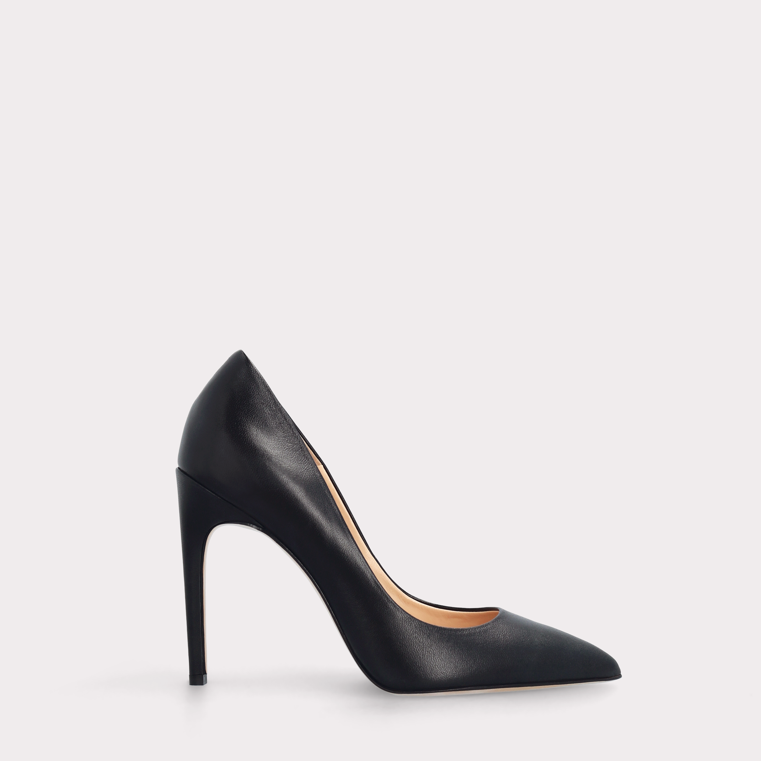 KARINA BLACK GENUINE LEATHER SHOES