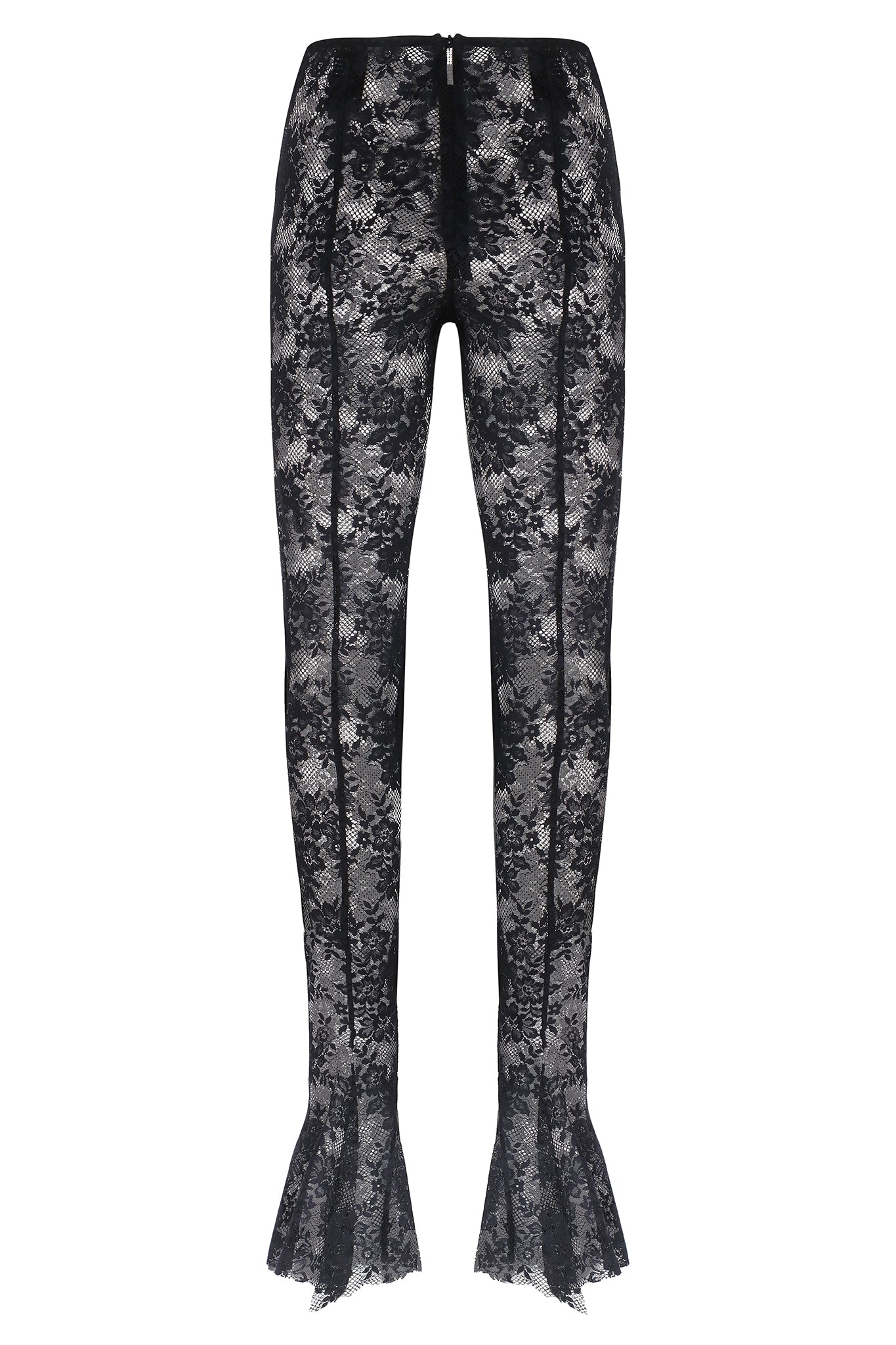 THEA LACE TROUSERS - Black