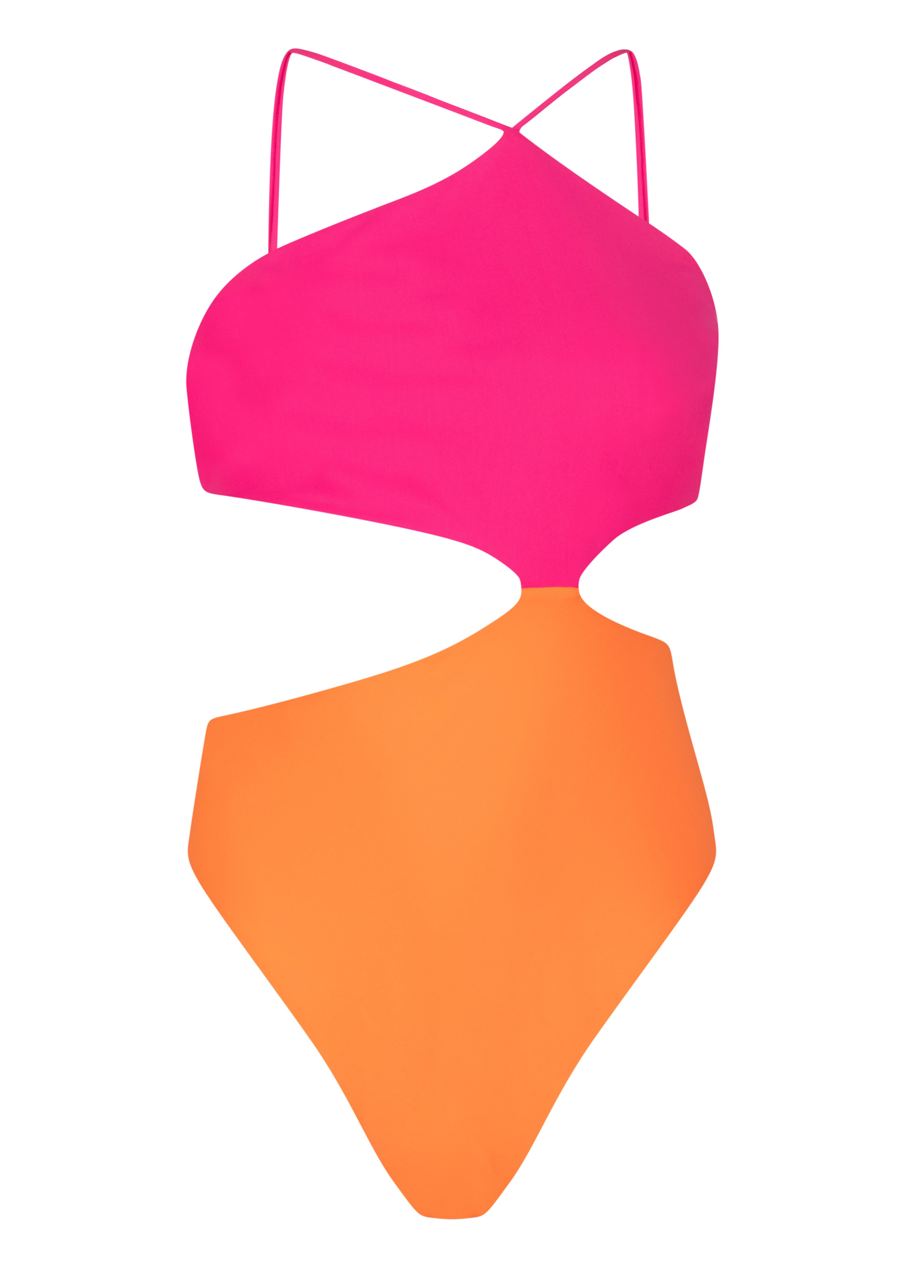 Barbara in Pink & Orange