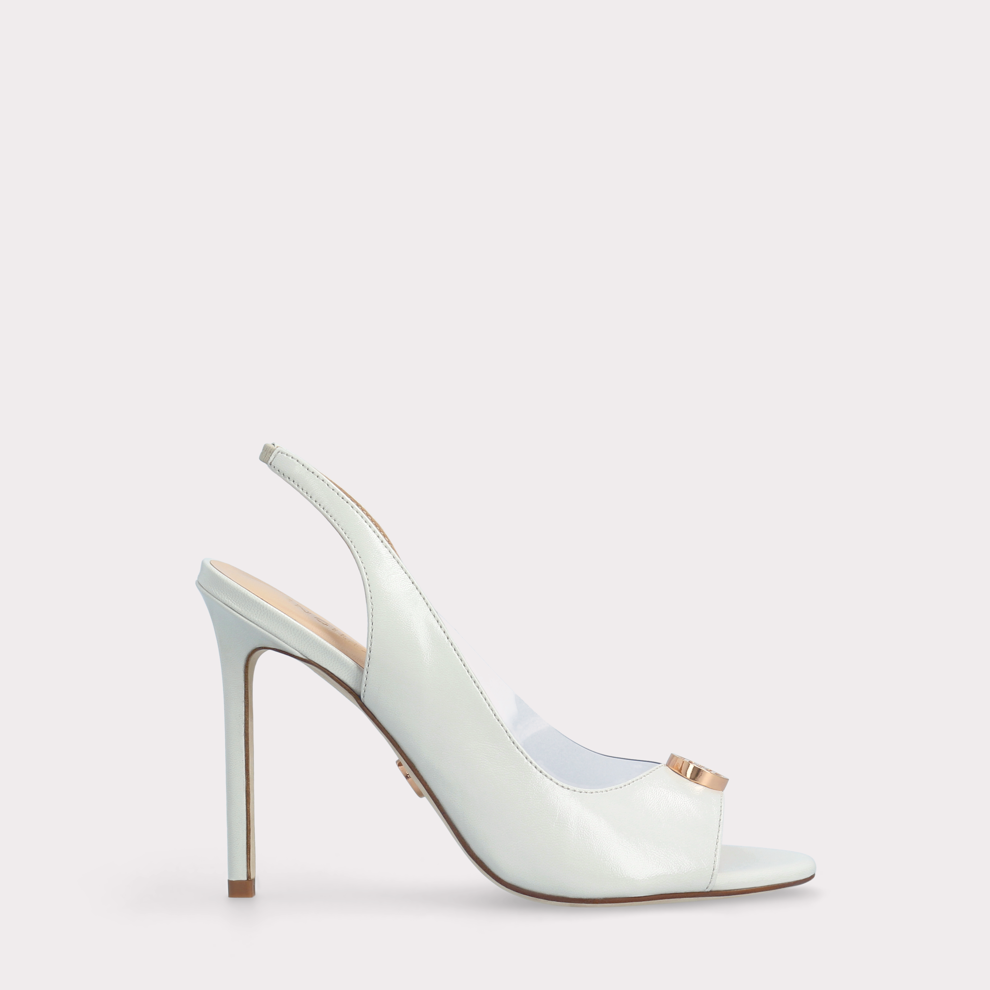 ATHENA 03 IVORY LEATHER PUMPS