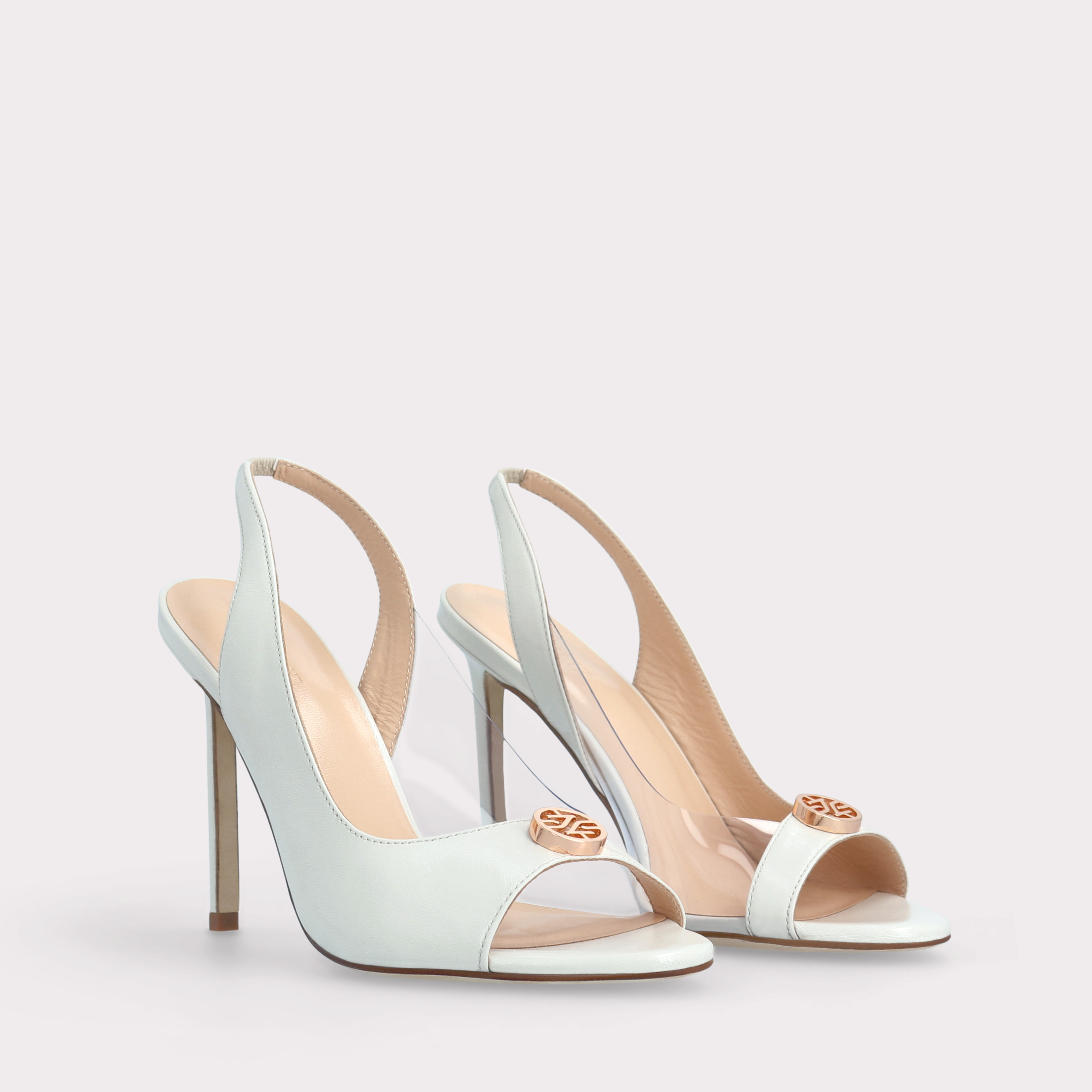 ATHENA 03 IVORY LEATHER PUMPS