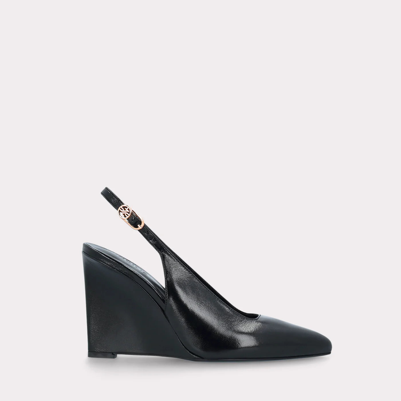 ZENA 01 BLACK LEATHER PUMPS