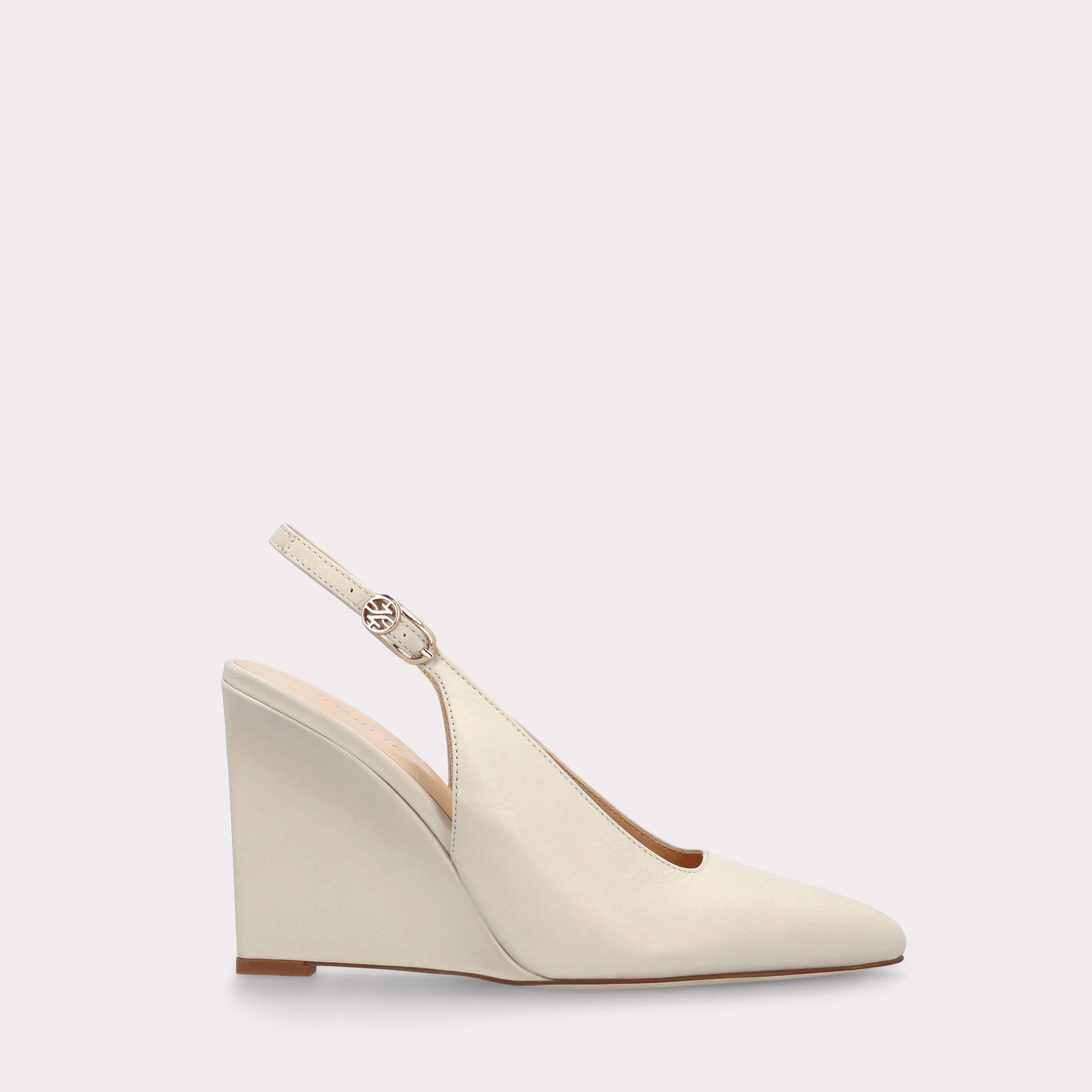 ZENA 01 IVORY LEATHER PUMPS