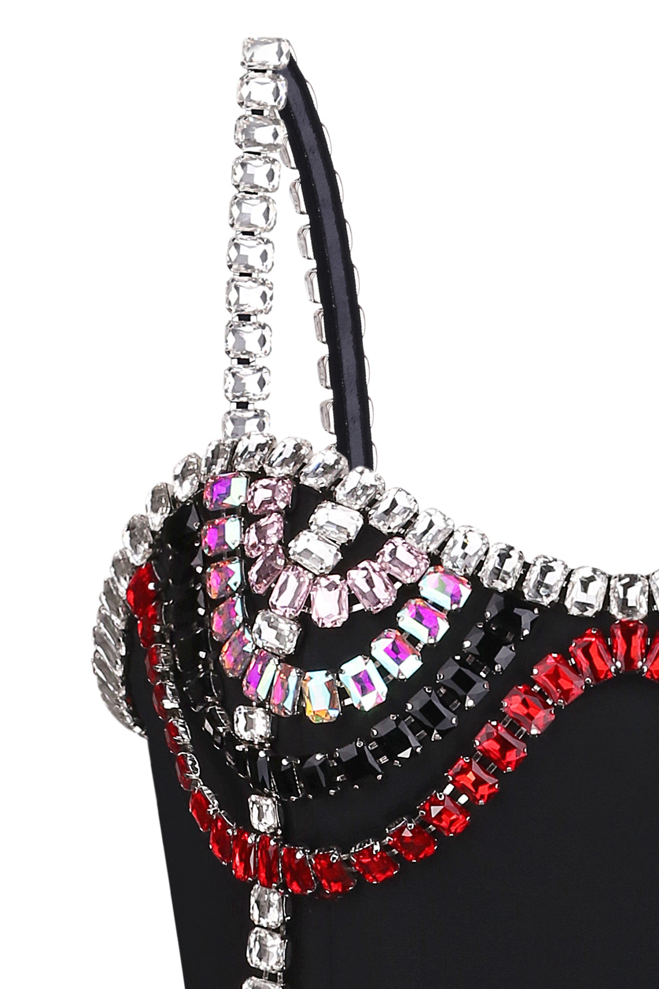 GEMSTONE DRESS - Black