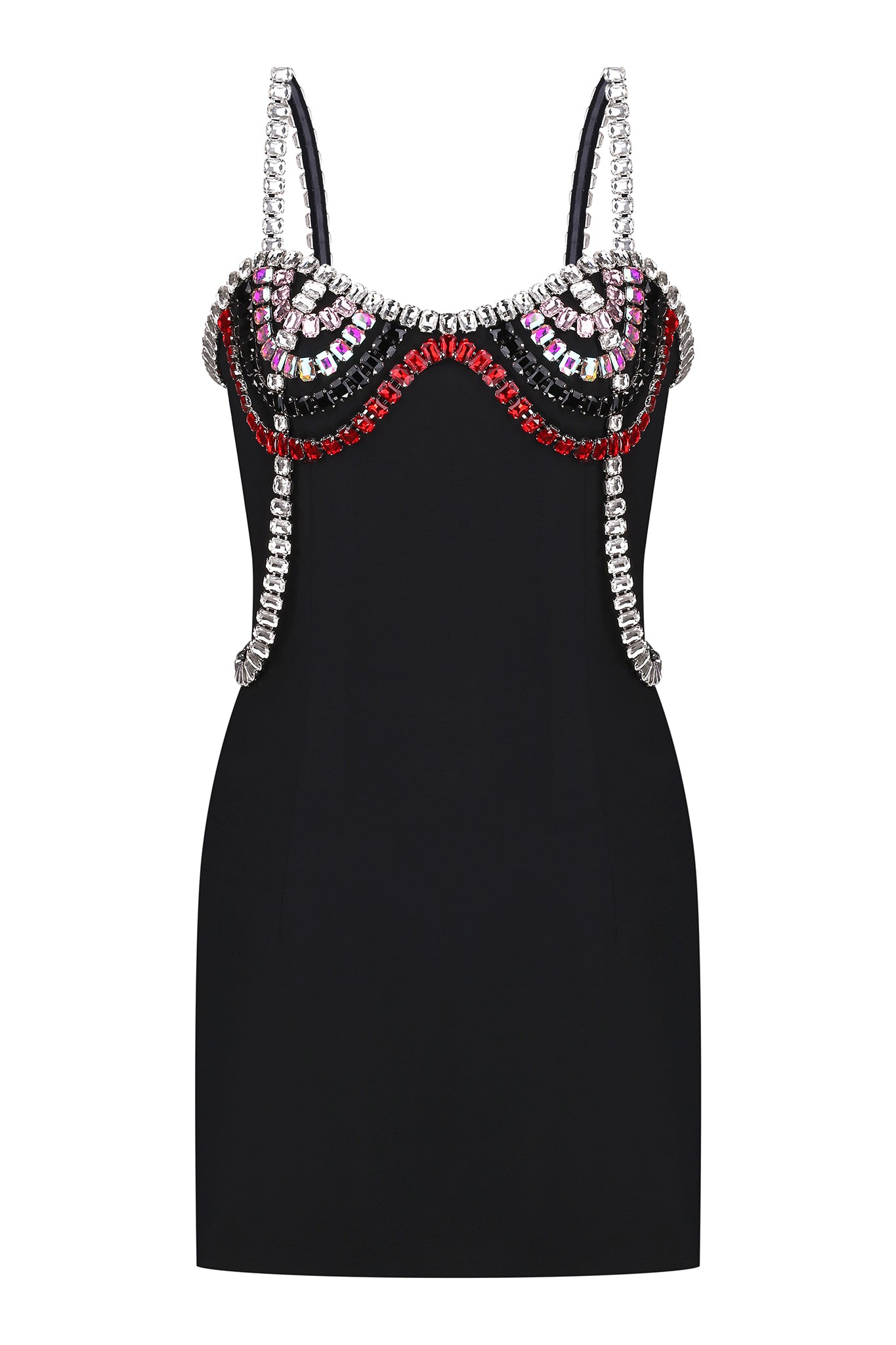 GEMSTONE DRESS - Black
