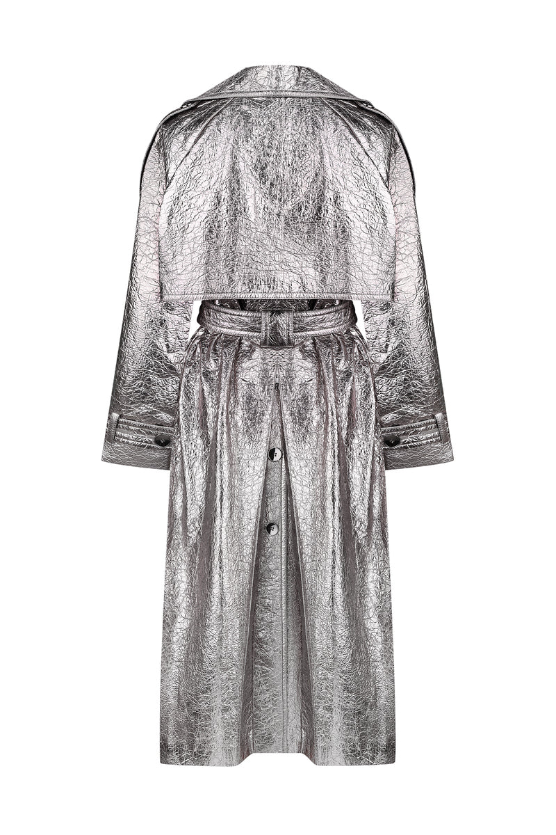 RAINFOREST TRENCH COAT - Graphite