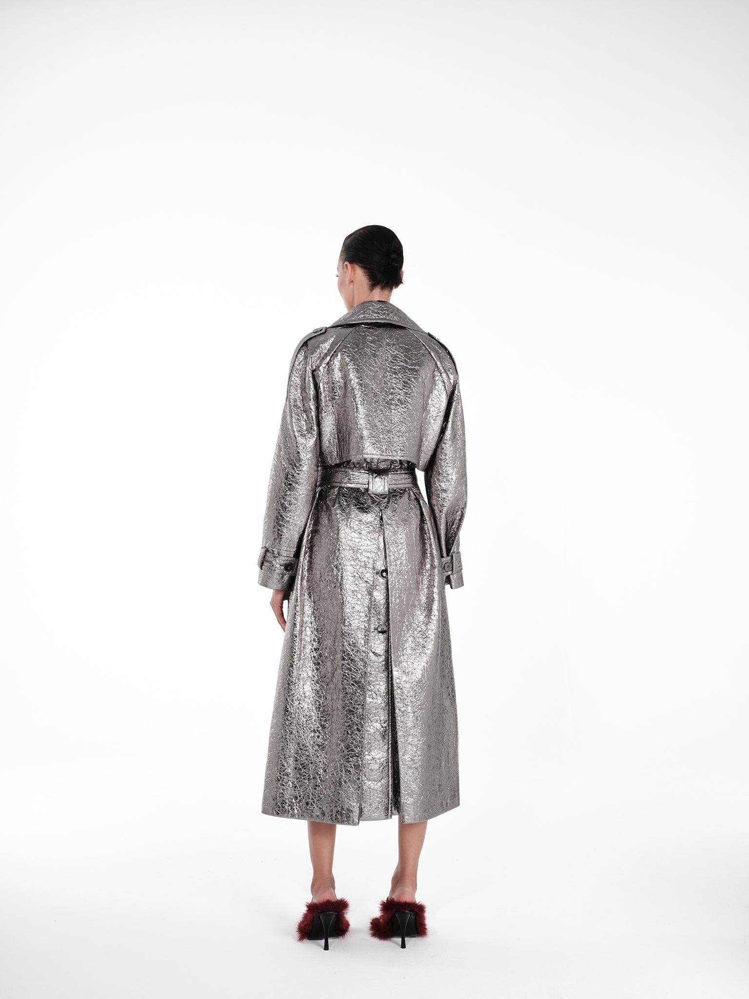 RAINFOREST TRENCH COAT - Graphite