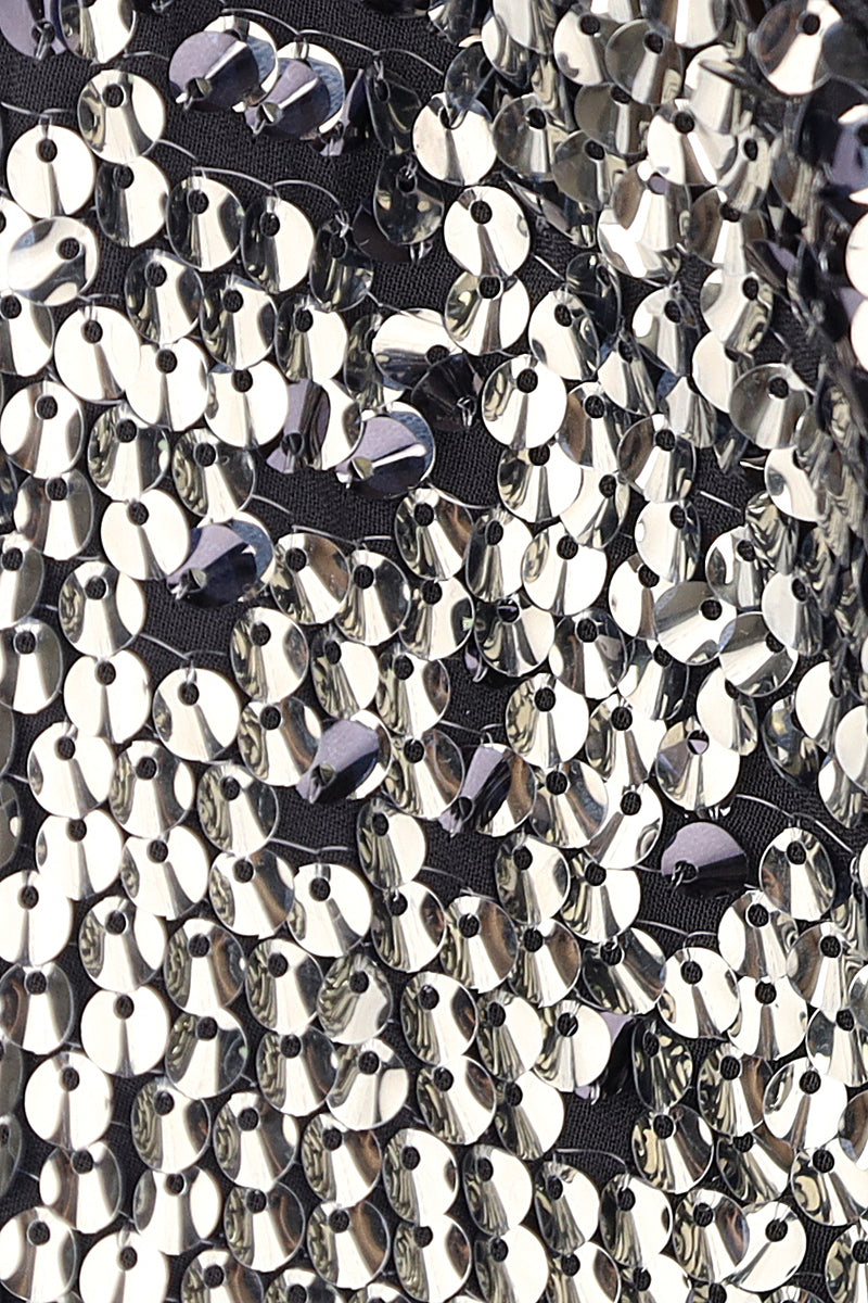 SAGE SEQUIN TROUSERS - Graphite