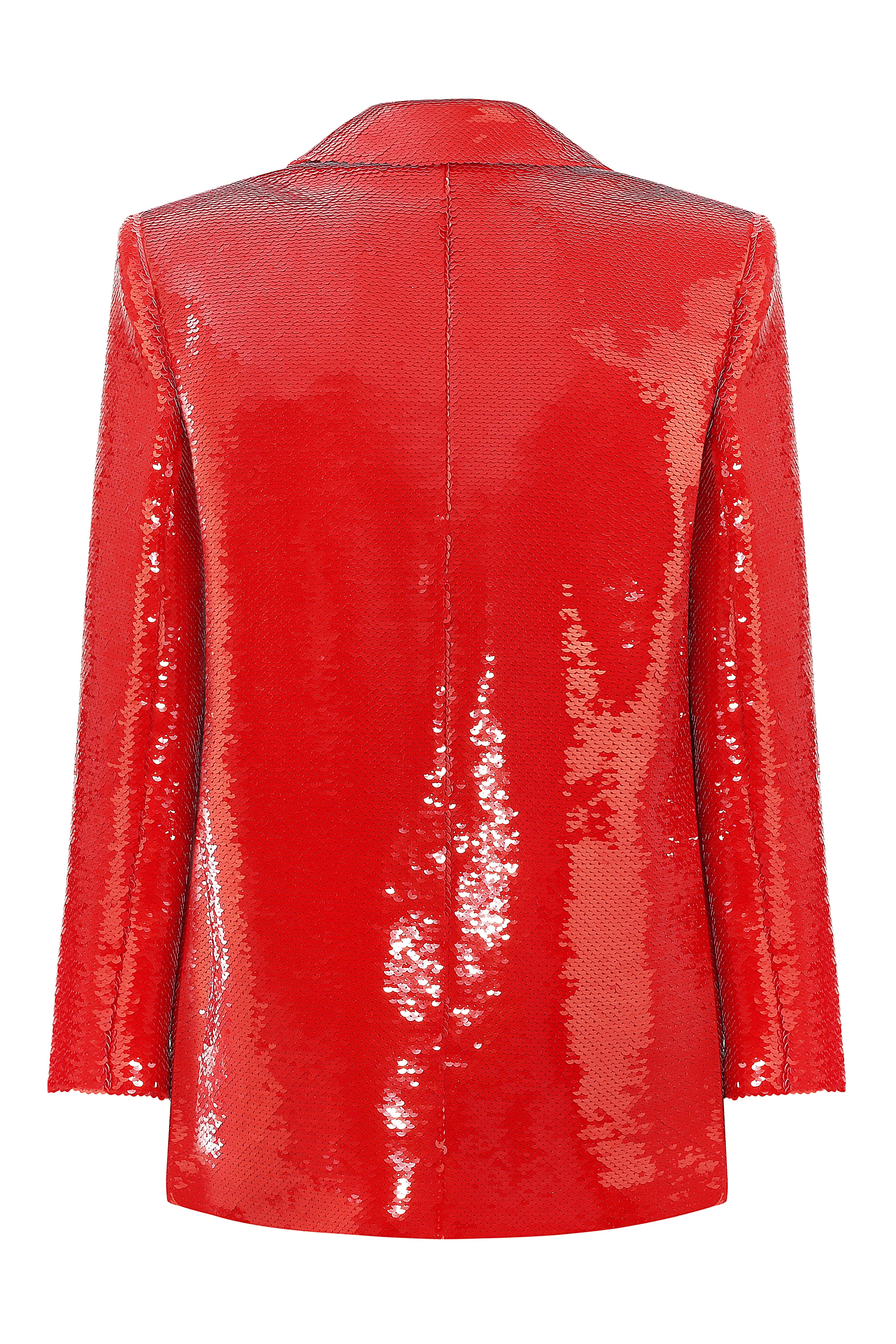 JADE SEQUIN BLAZER - Red