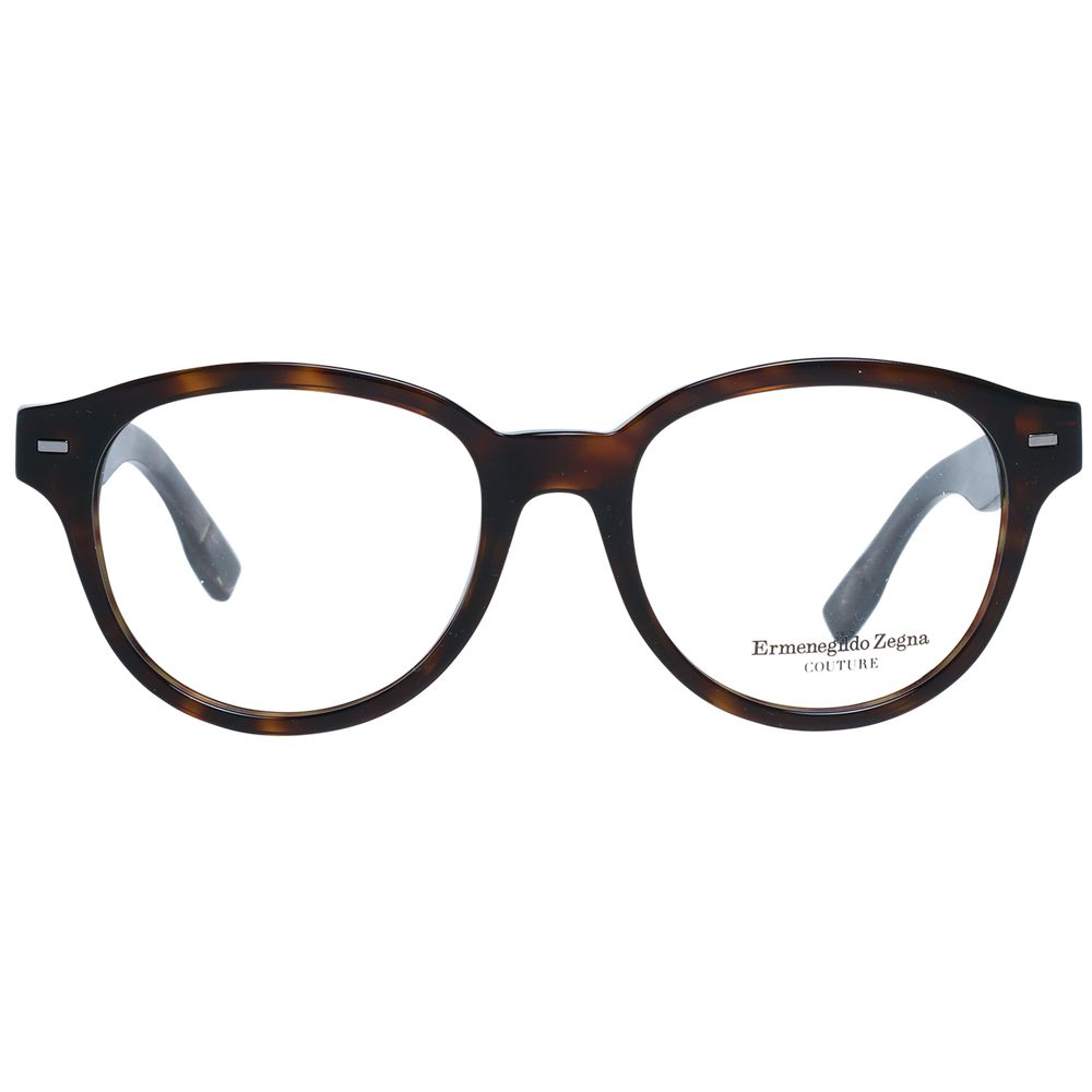 Ermenegildo Zegna Brown Men Optical Frames