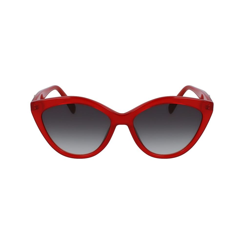 Longchamp Red Haircalf Sunglasses