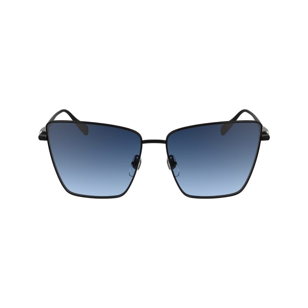 Longchamp Black Metal Sunglasses