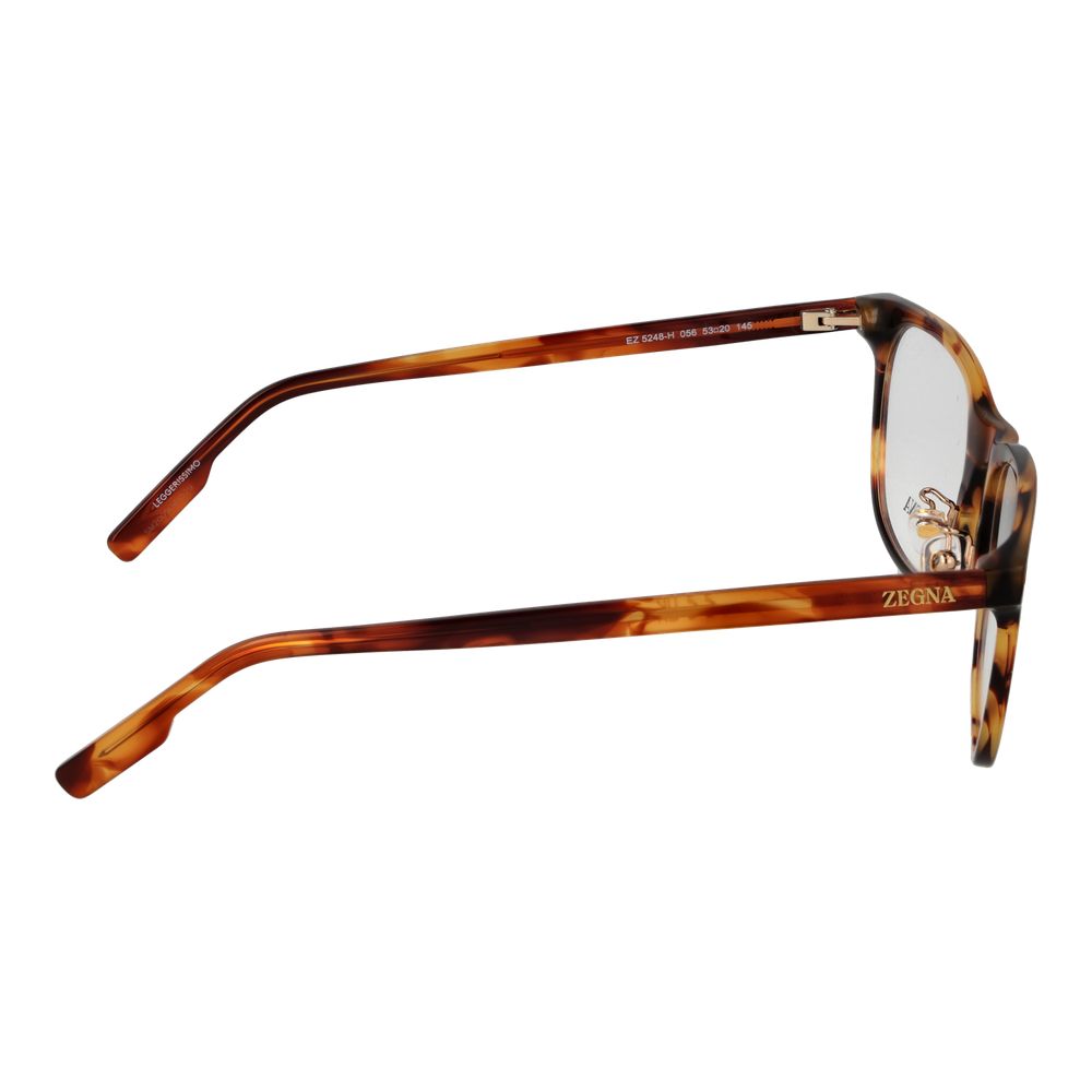 Ermenegildo Zegna Brown Men Optical Frames