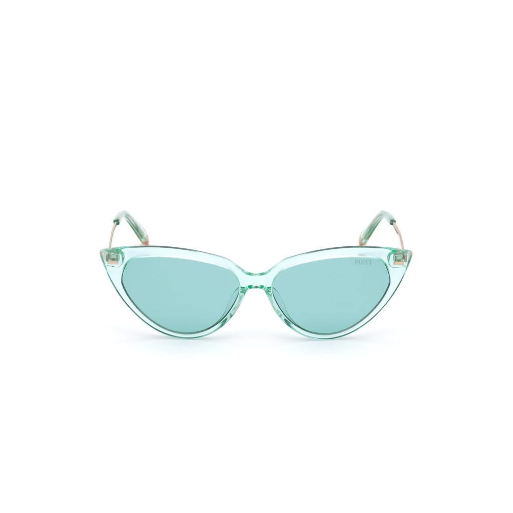 Emilio Pucci Brown Haircalf Sunglasses