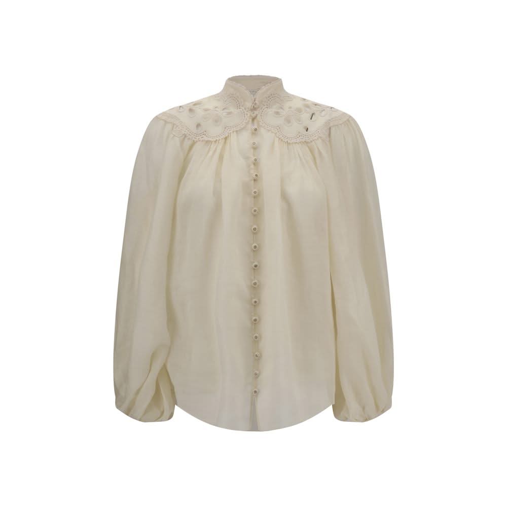 Zimmermann Embroidered Coco Blouse