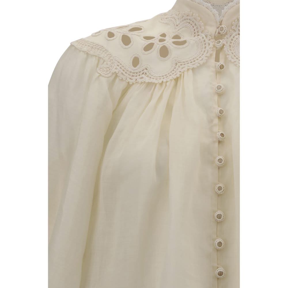 Zimmermann Embroidered Coco Blouse