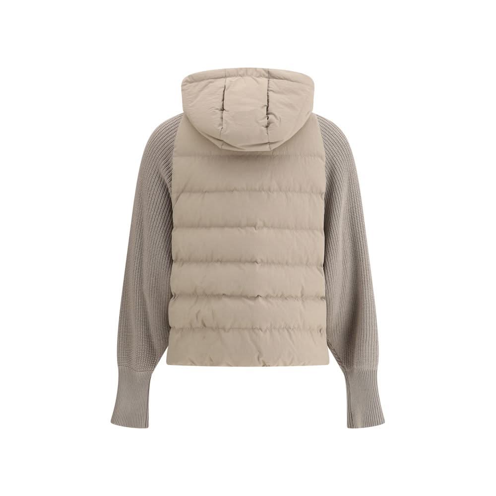 Brunello Cucinelli Wool sleeved Down Jacket