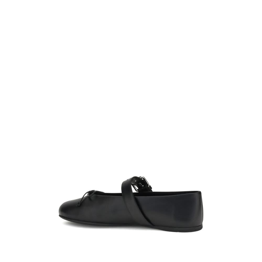 Miu Miu Leather Ballerinas