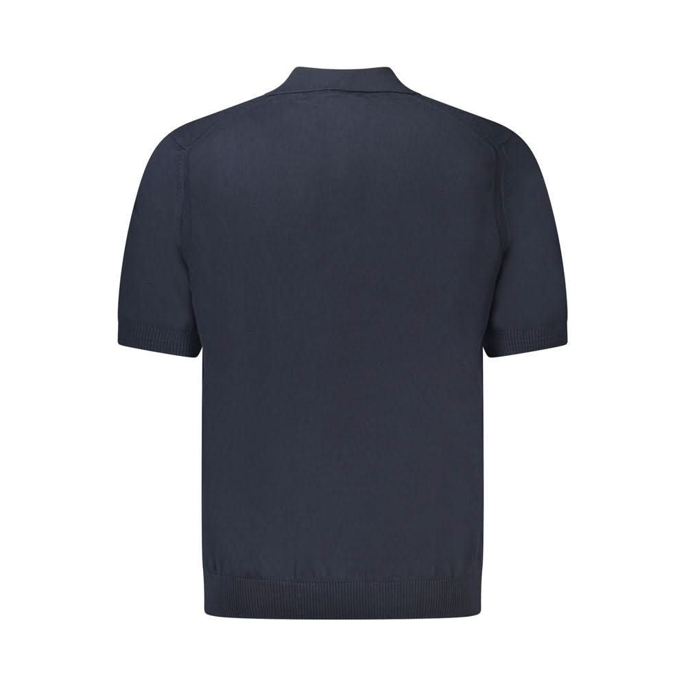 Hugo Boss Blue Cotton Sweater