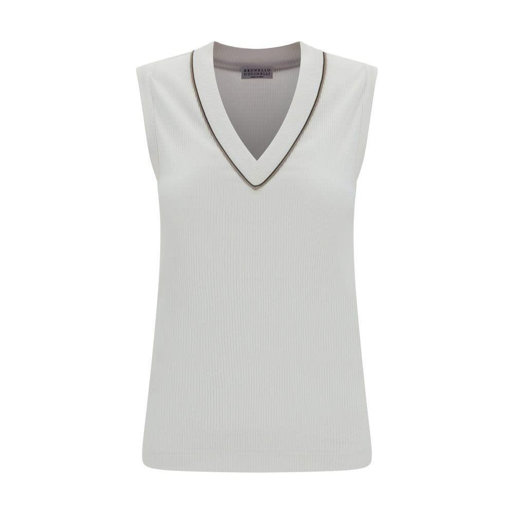 Brunello Cucinelli Ribbed Top
