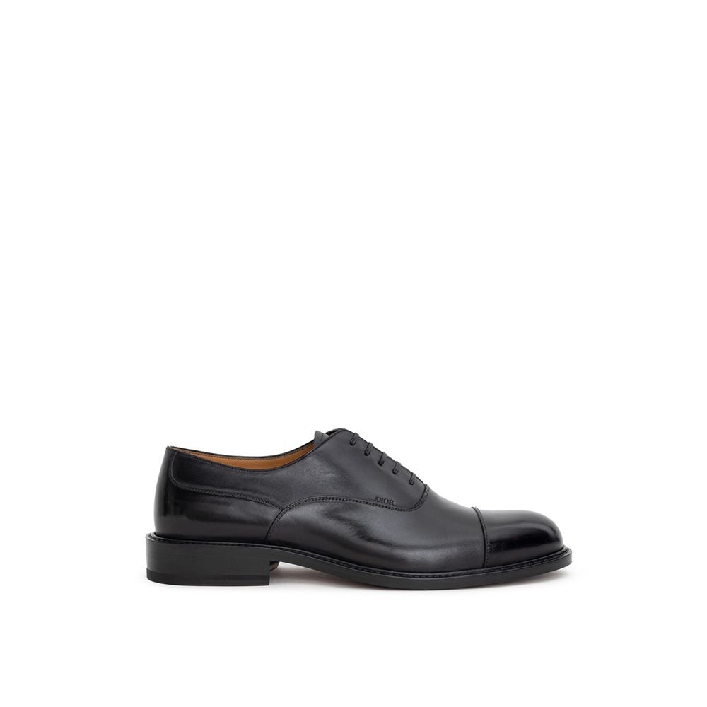 Dior Black Leather Oxfords And Derby