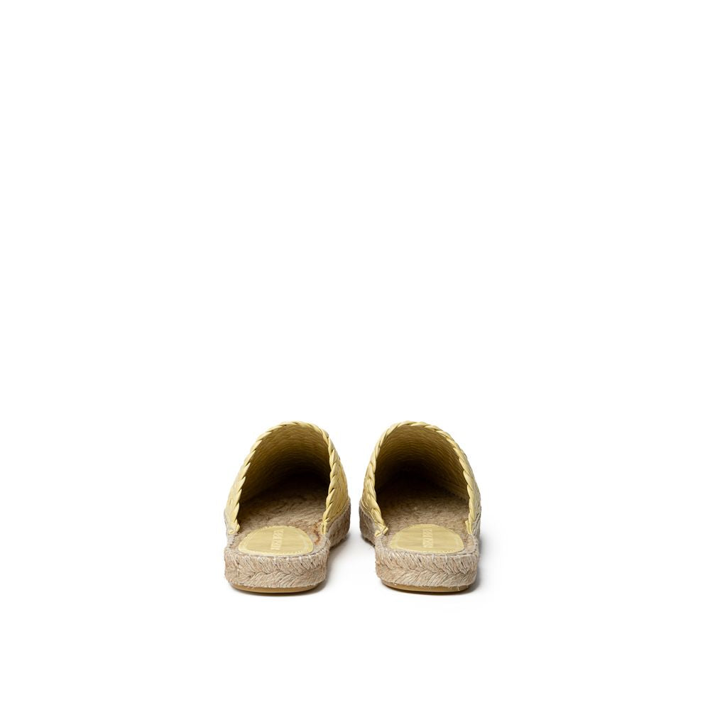 Bottega Veneta Yellow Leather Espadrilles