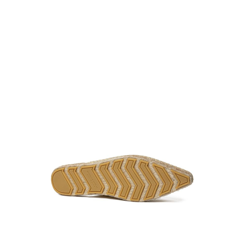 Bottega Veneta Yellow Leather Espadrilles