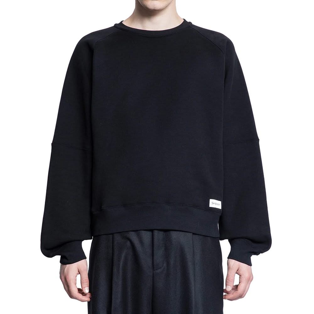 Saint Laurent Cotton Logo Sweatshirt