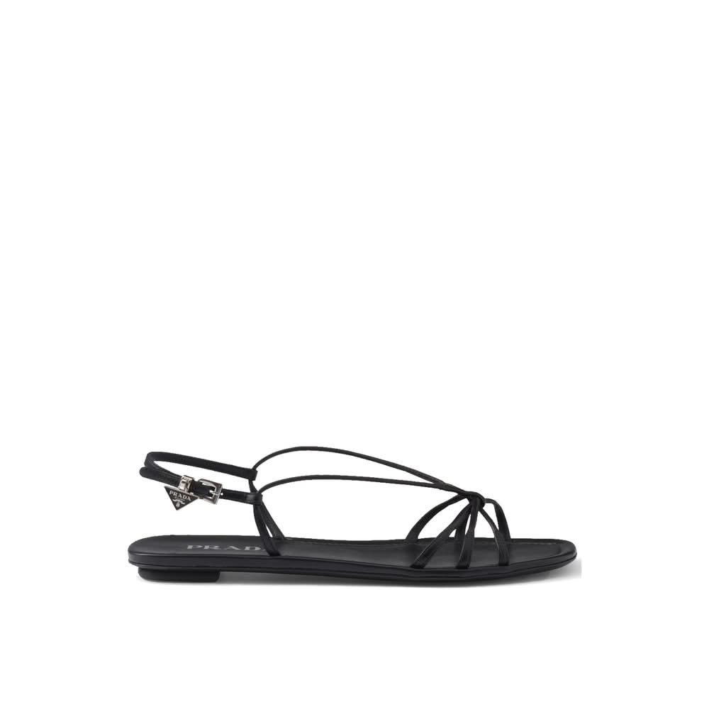 Prada Leather Flat Sandalss