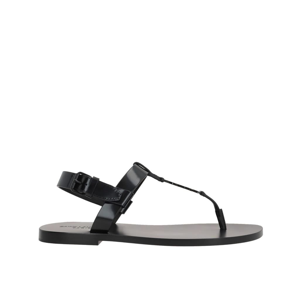 Saint Laurent Cassandre 05 Flat Sandalss