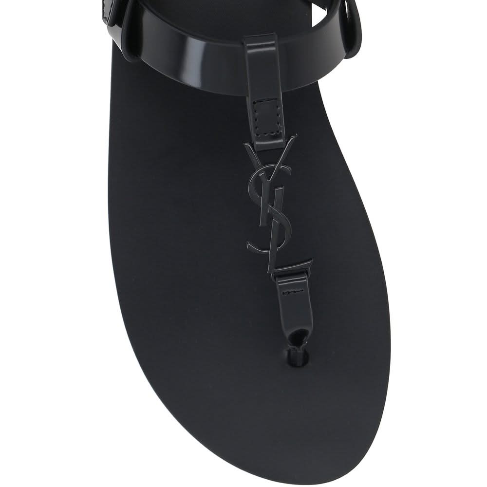 Saint Laurent Cassandre 05 Flat Sandalss