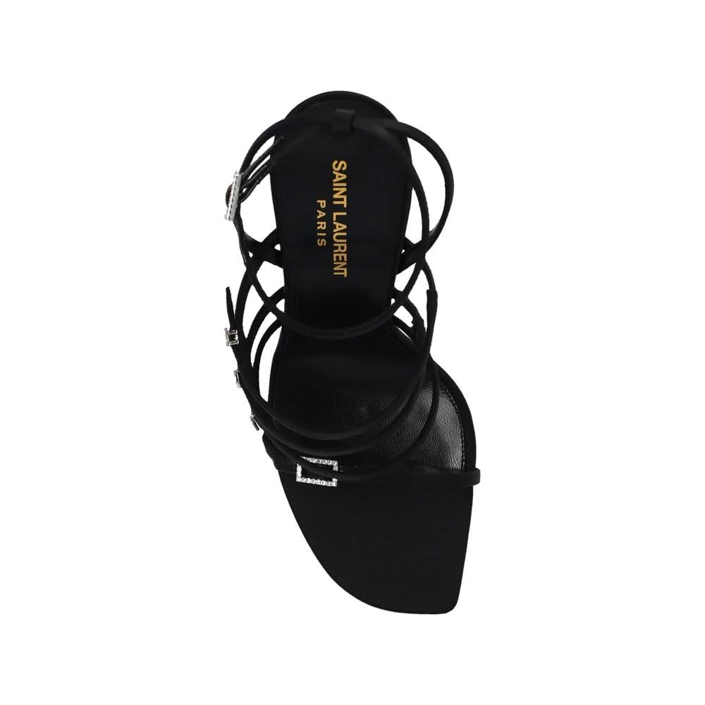 Saint Laurent Jerry Satin Sandalss