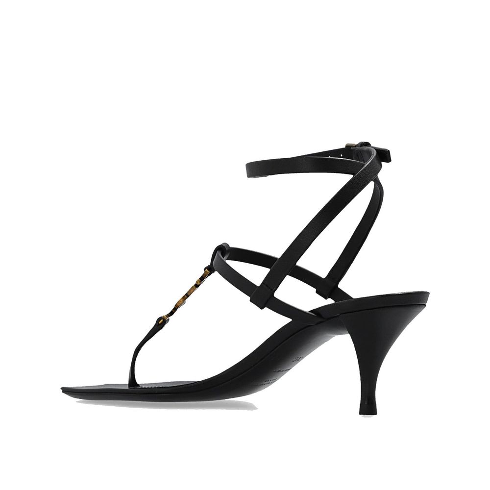 Saint Laurent Cassandra Heeled Sandalss