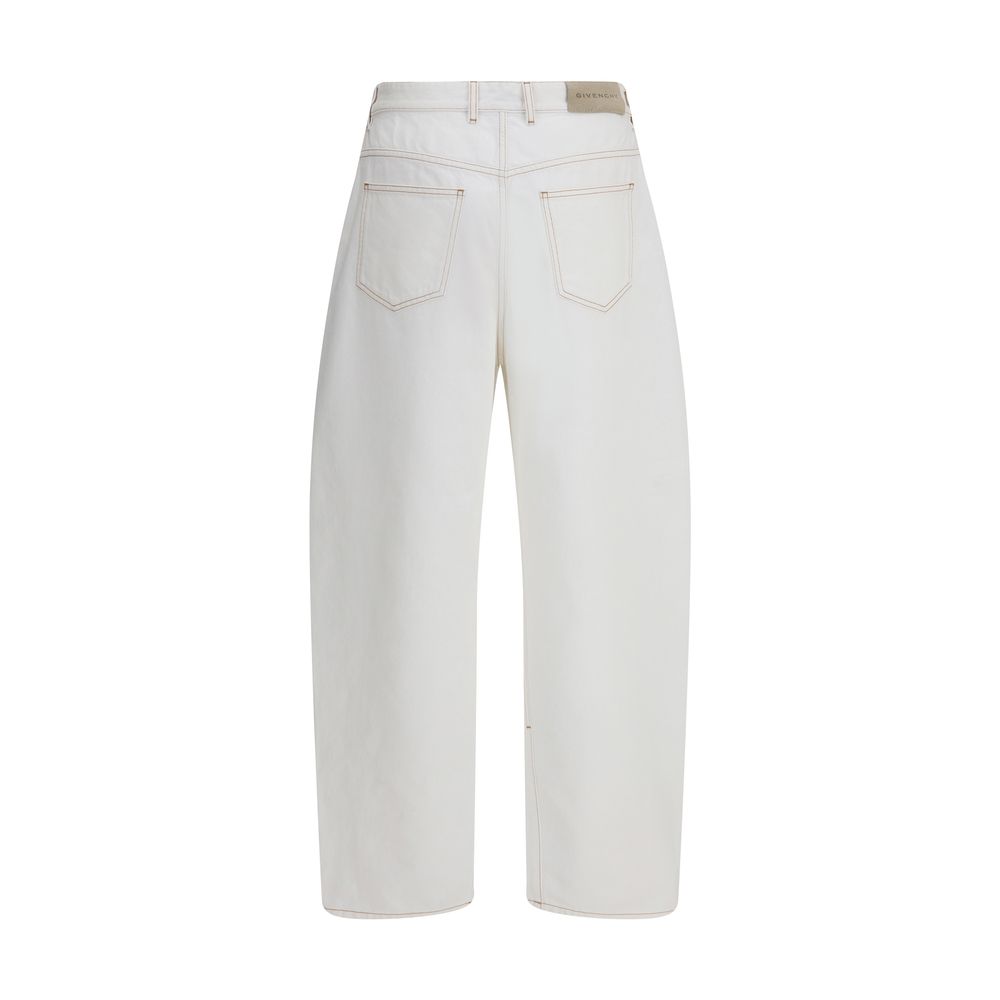 Givenchy White Cotton Jeans Denim
