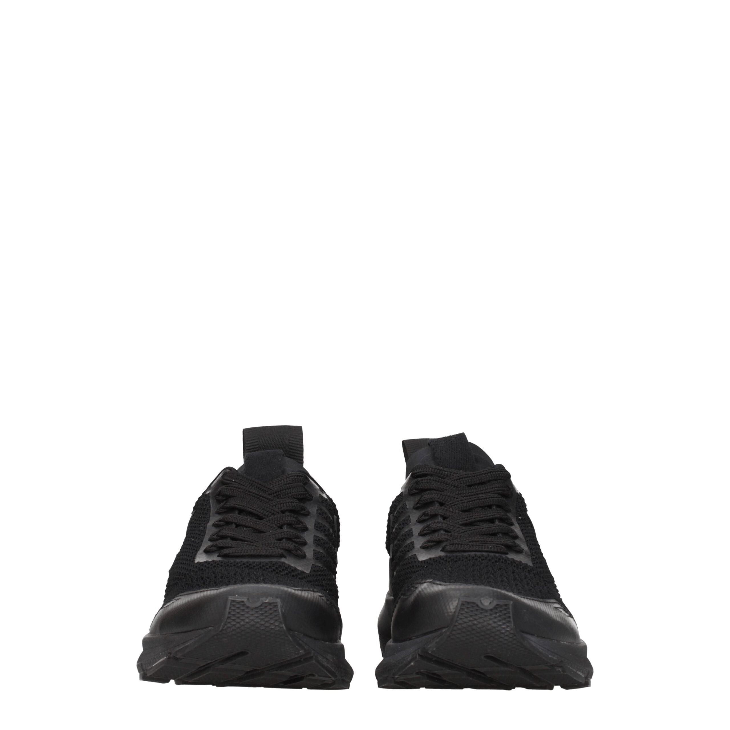 Veja Black Fabric Sneakers