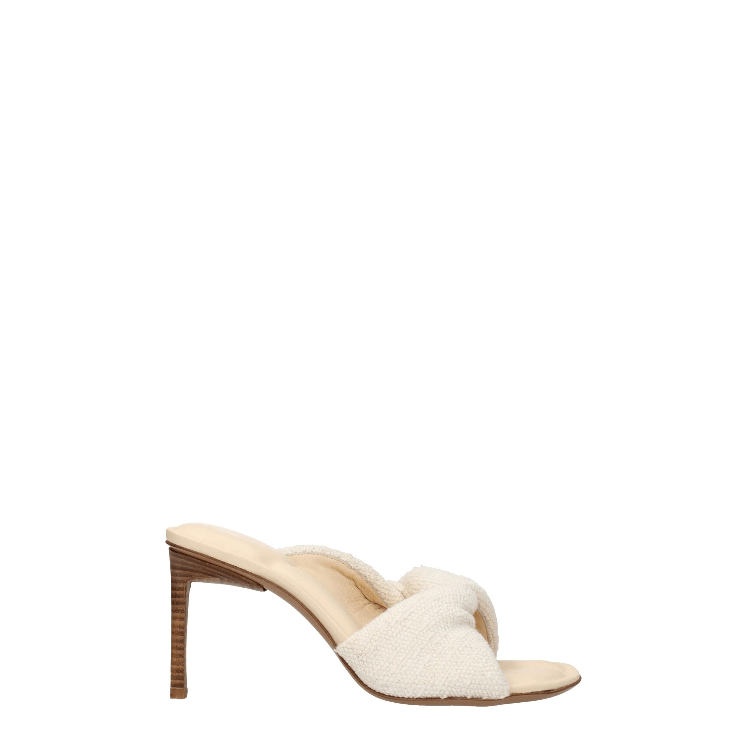 Jacquemus Beige Fabric Sandals