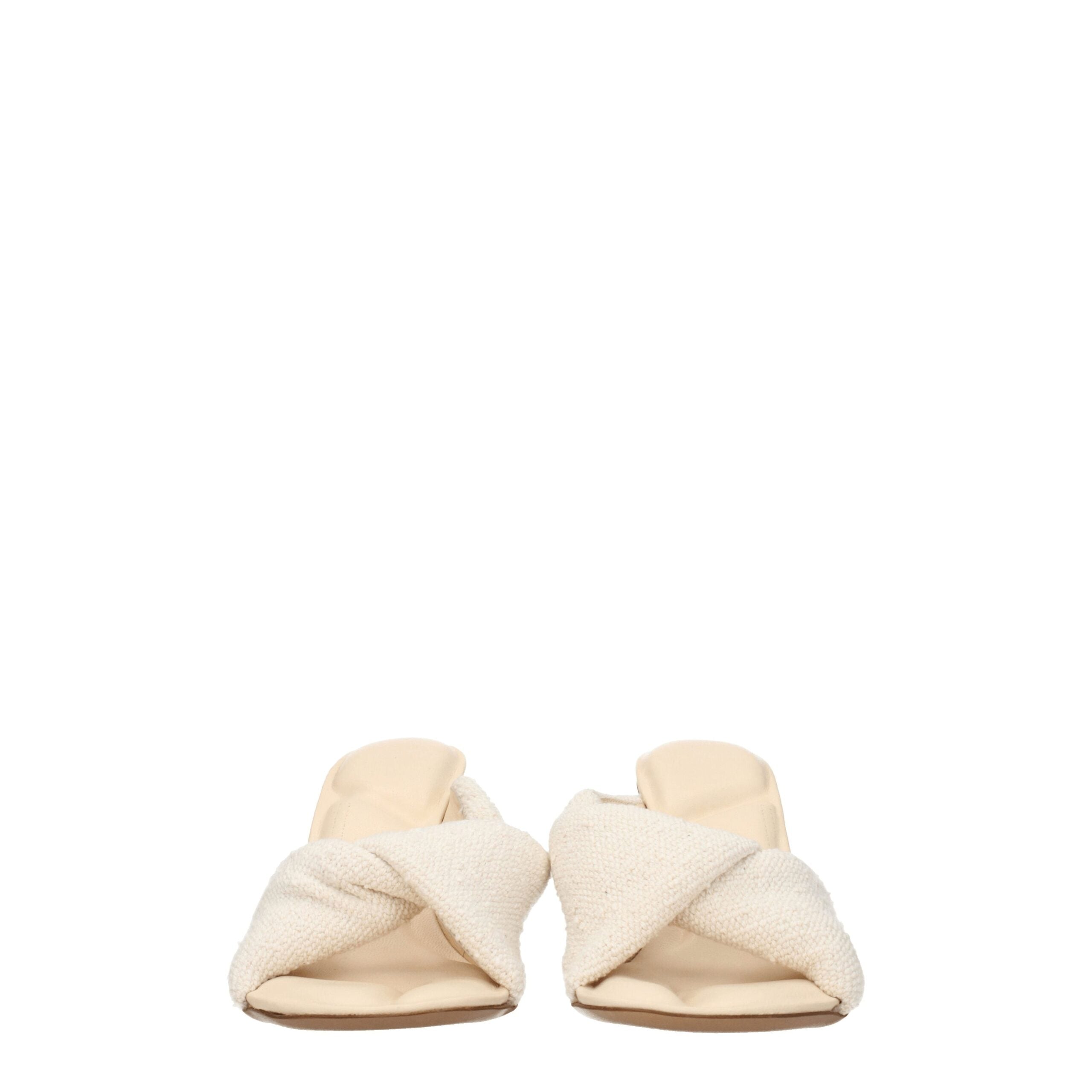 Jacquemus Beige Fabric Sandals