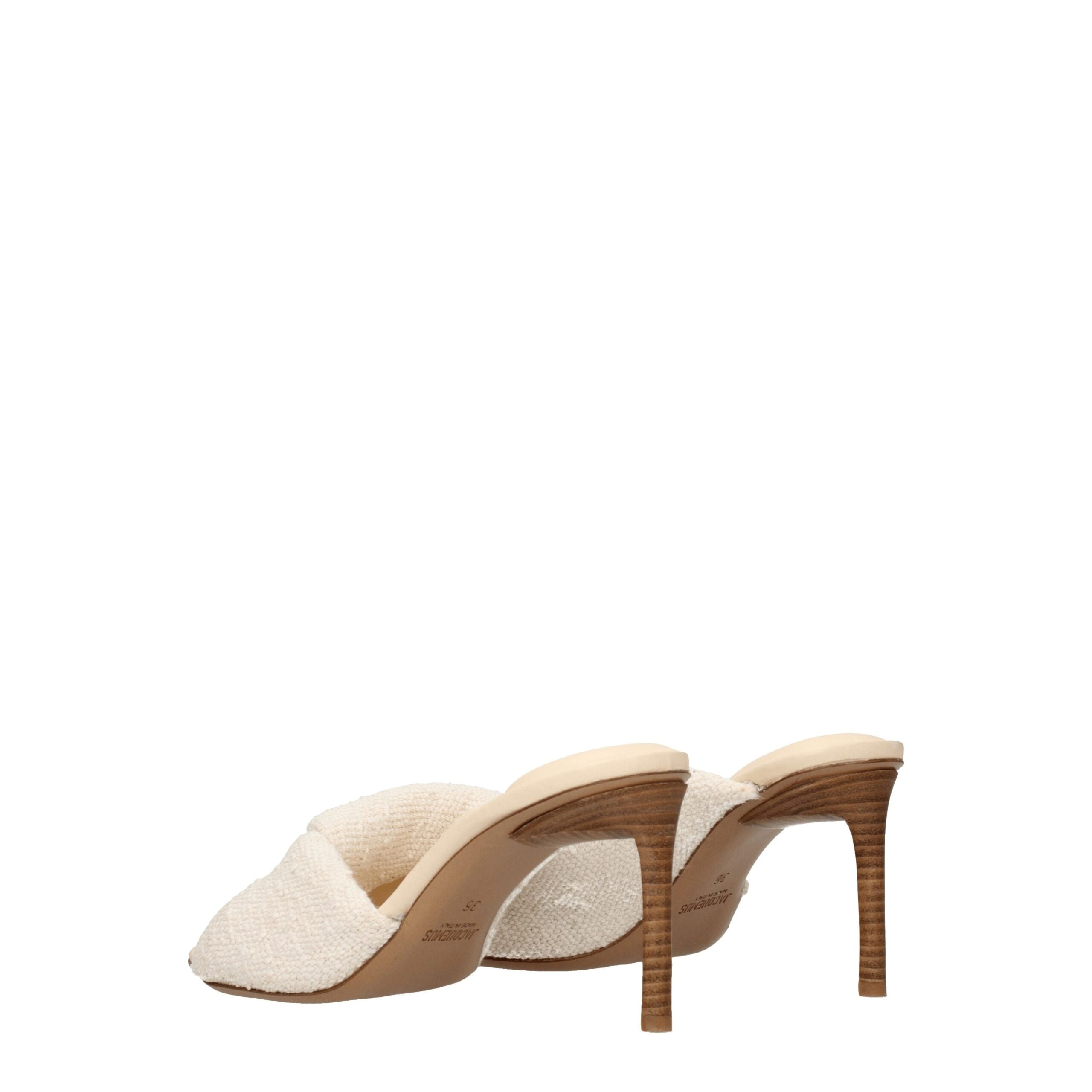 Jacquemus Beige Fabric Sandals