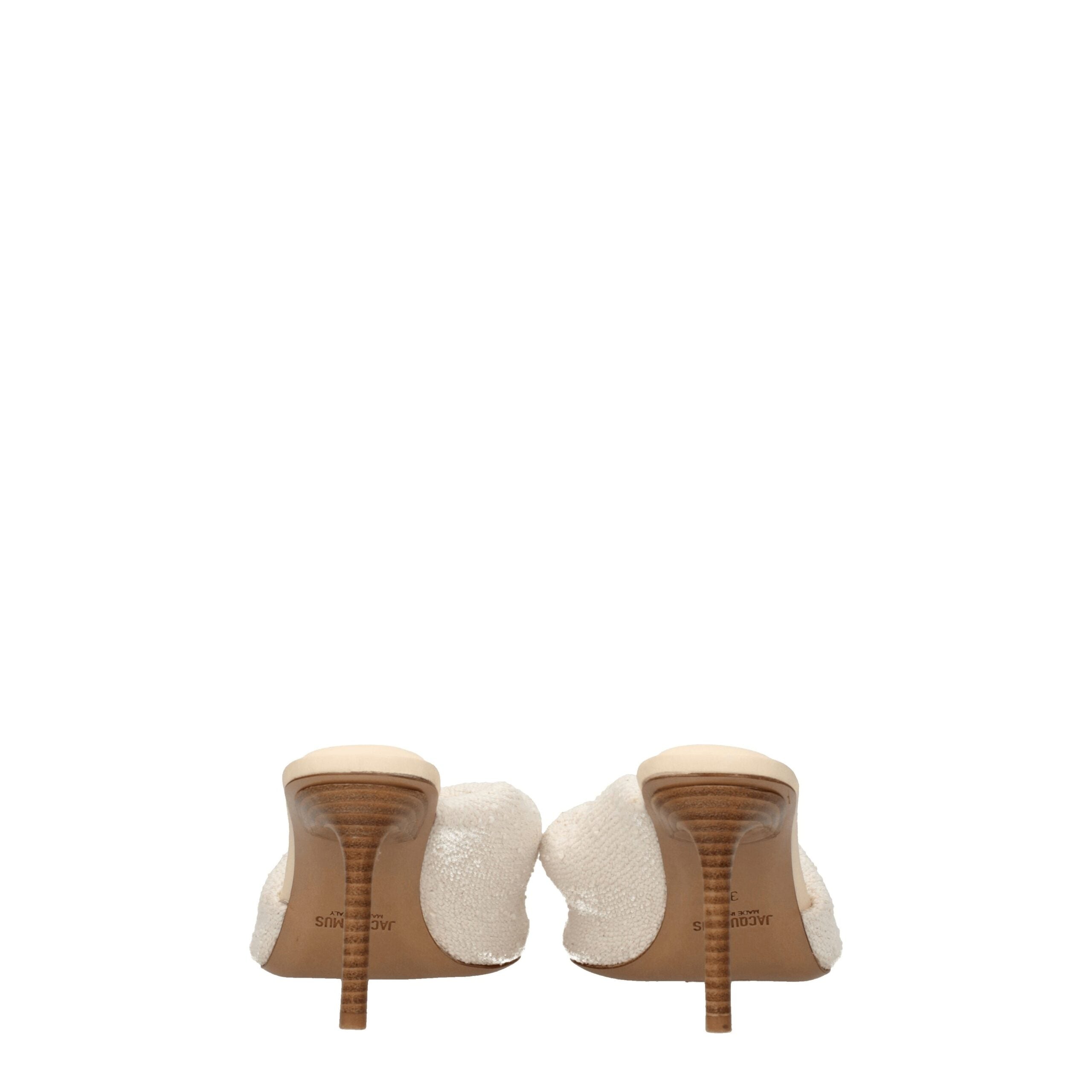 Jacquemus Beige Fabric Sandals