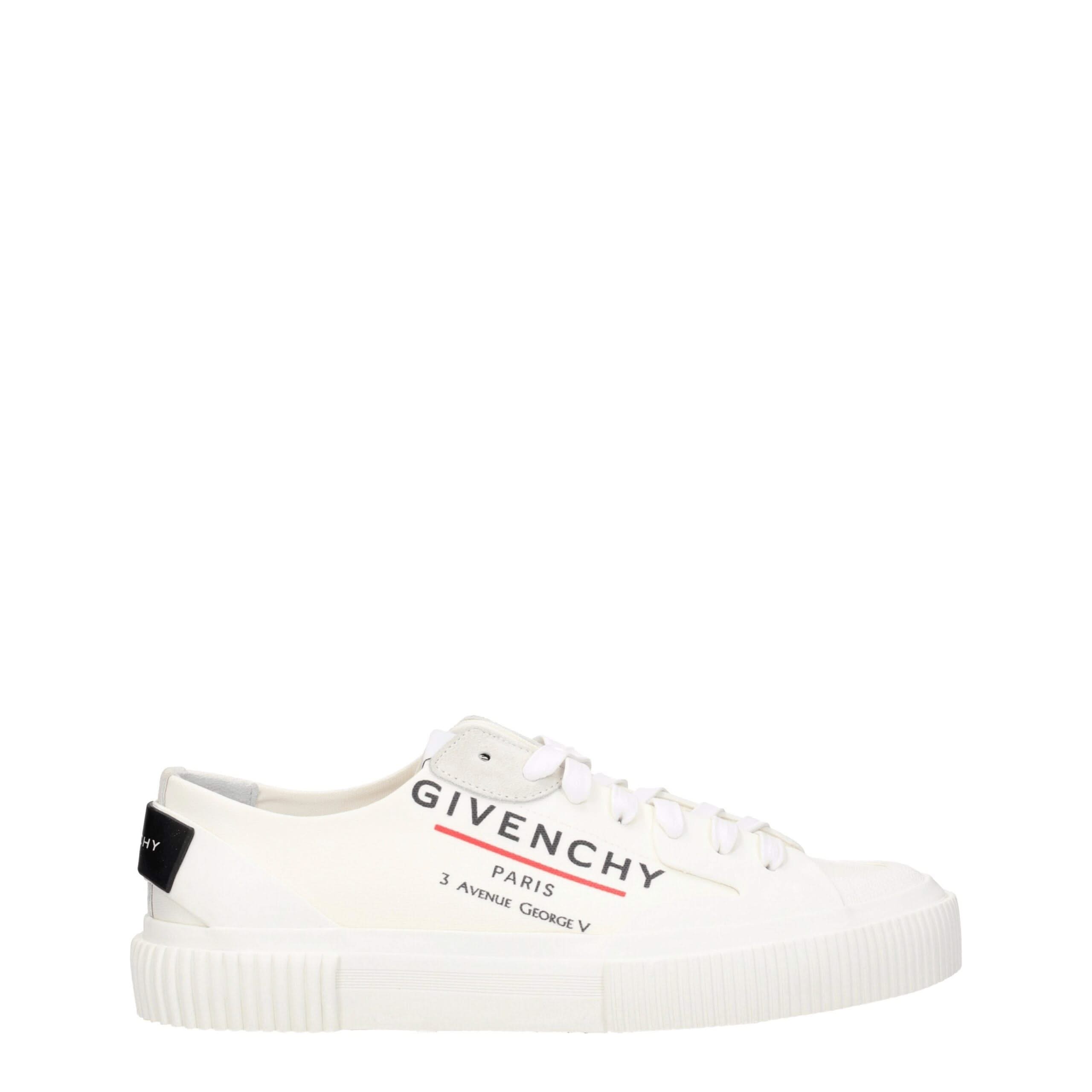 Givenchy Beige Fabric Low Top Sneakers