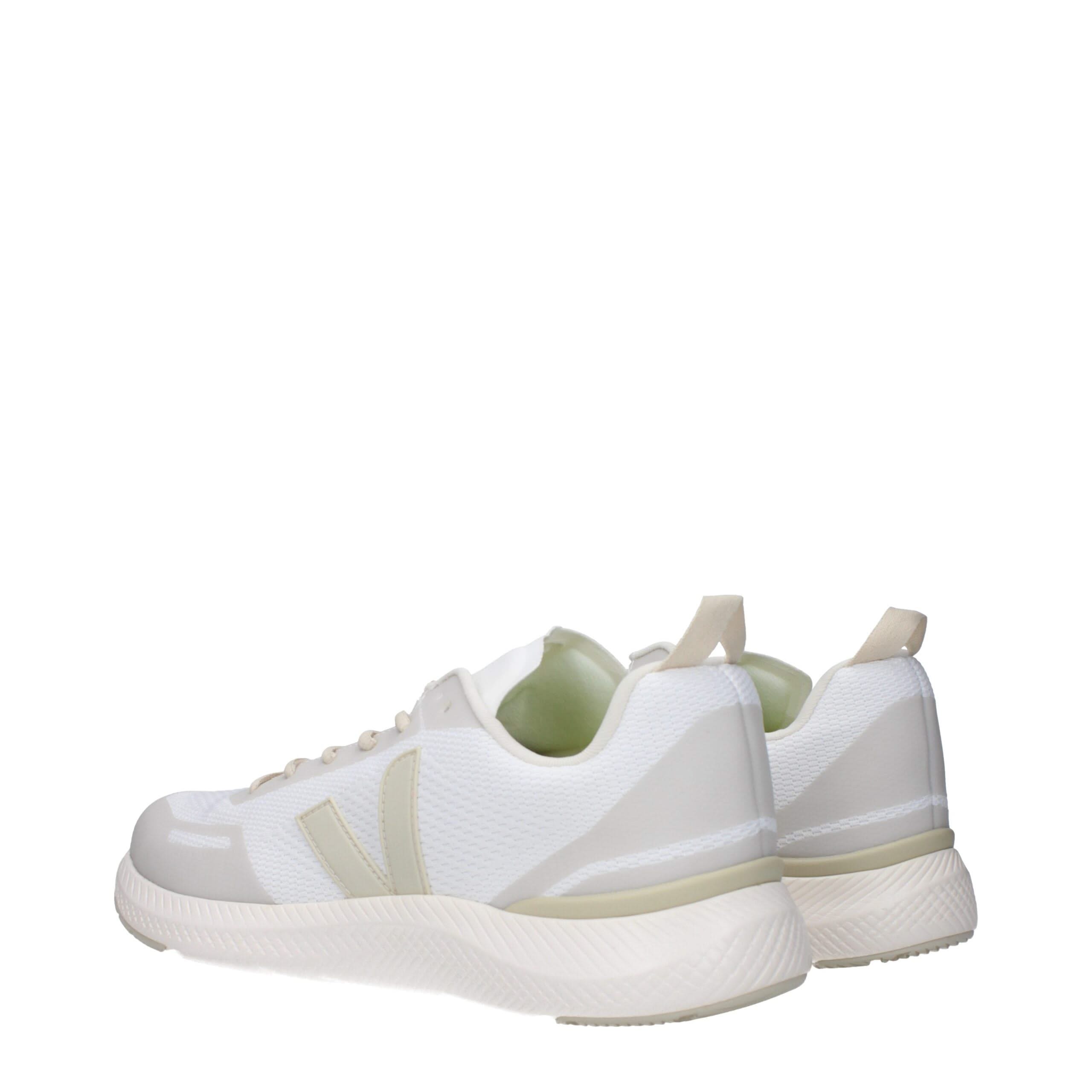 Veja White Fabric Sneakers
