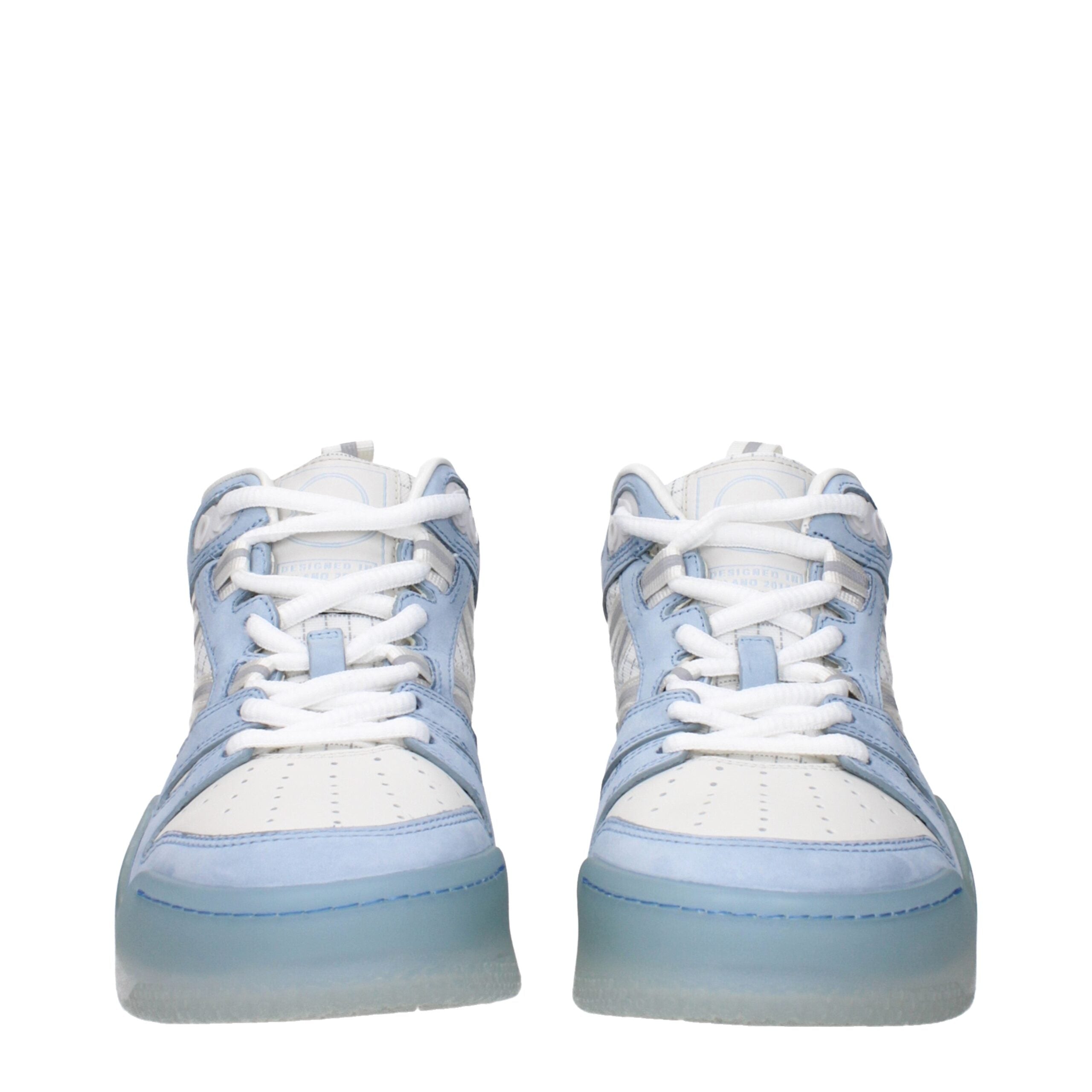 Moncler White Leather Sneakers