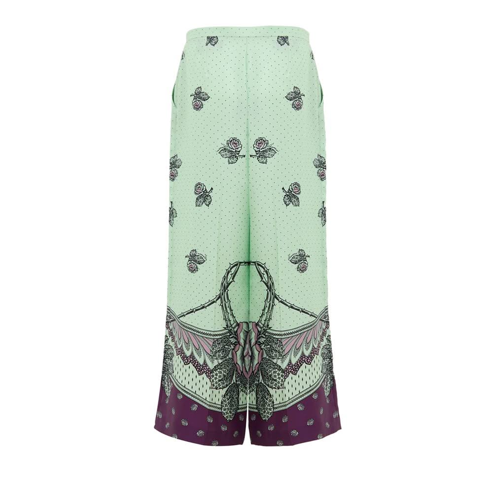Gucci Green Silk Pant